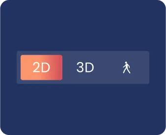 Visualización 2D y 3D en tiempo real